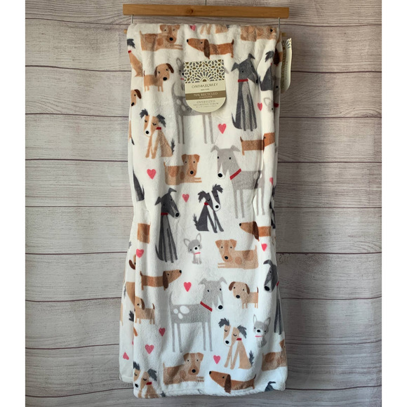 Cynthia Rowley Bedding Cynthia Rowley Dog Throw Blanket Puppy Plush